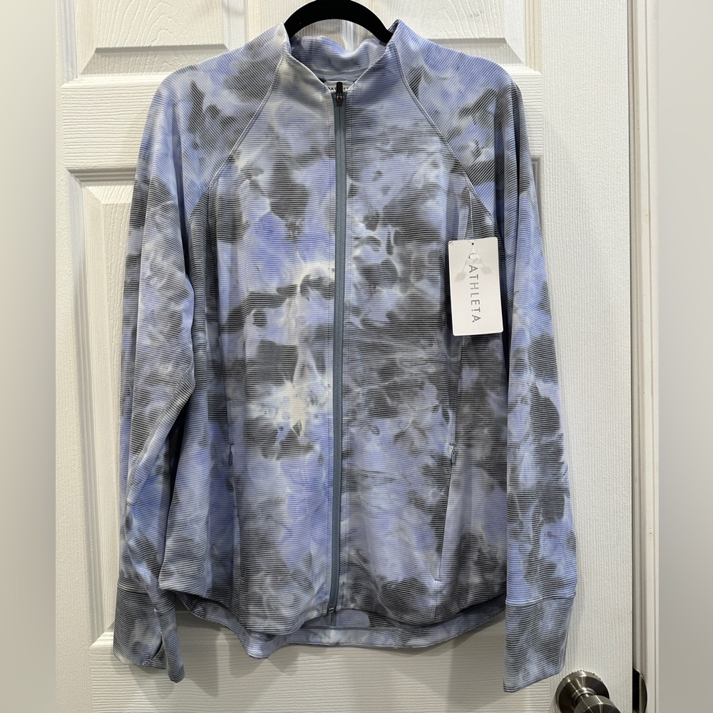 Athleta Salutation jacquard Jacket Women's Size 2X NWT